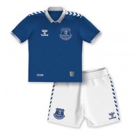Billiga Everton Barnkläder Hemma fotbollskläder till baby 2023-24 Kortärmad (+ Korta byxor)